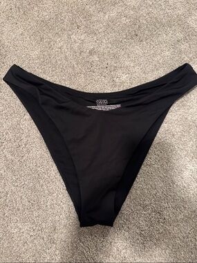 Victoria's Secret Black High-Cut Bikini Bottom